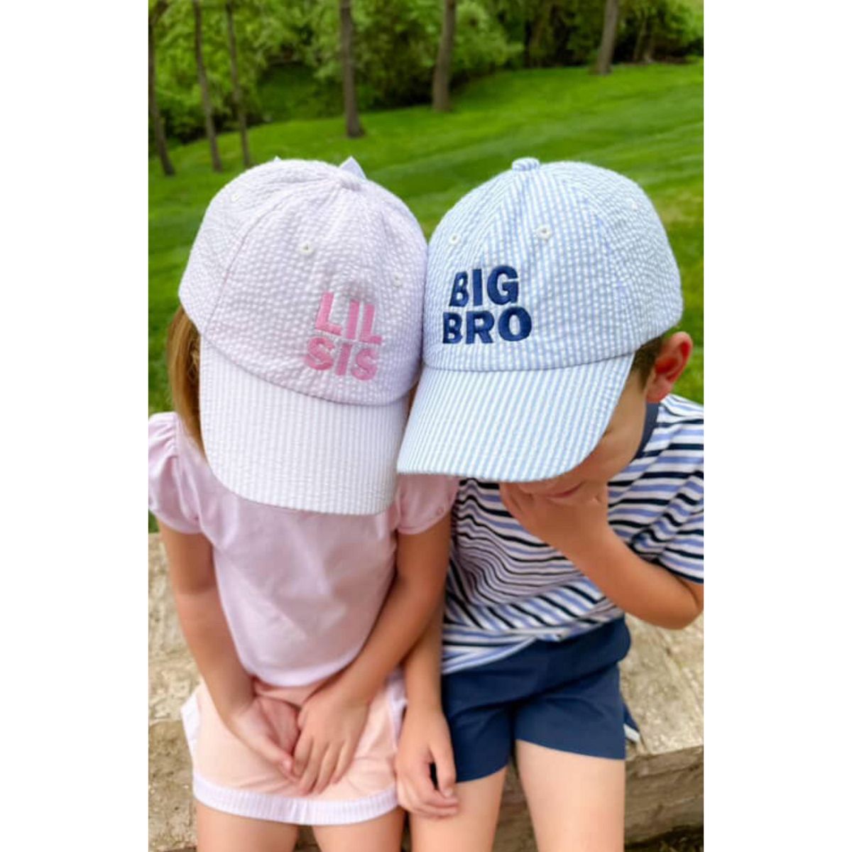 Bits & Bows Boys' Big Bro Baseball Hat - thumbnail 2