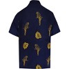 LA LEELA Men's Button Down Short Sleeves Casual Hawaiian Shirt Beach Aloha Party Summer Holidays Vacation Shirts For Mens - 2 of 4