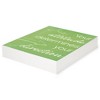 Elanze Designs Attitude Determines Direction 8 x 10 Green White Wood Tabletop Block Sign - 4 of 4