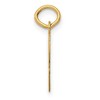 Black Bow Jewelry 14k Yellow Gold, Madison Collection, Medium Script Initial Pendant A-W - 2 of 4