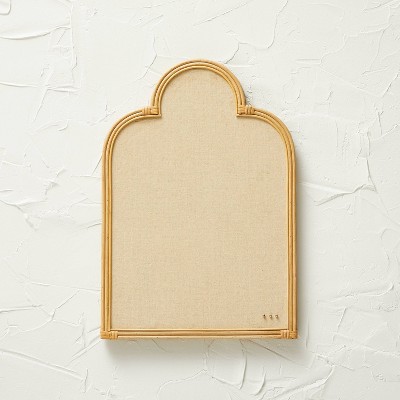 14" x 20" Pinboard with 3 Pushpins Brown - Opalhouse™ designed with Jungalow™