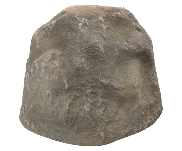 21" Textured Painted Garden Stone Gray - Emsco