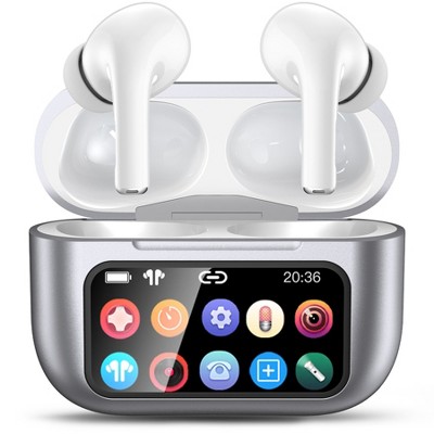 VEAT00L A9 ANC+ENC Earbuds with Smart Touch Screen,Bluetooth 5.4, HiFi Stereo Multiple EQ settings