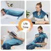 33"x22" Heating Pad for Back Pain Relief, Electric Weighted Heating Pad with 2H Auto Off Full Body Heat Pad, Fast Heating, 4 Temperature Settings - 3 of 4