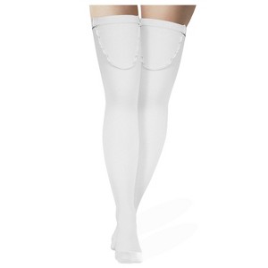 Truform Surgical Stockings, 18 mmHg Compression for Men and Women, Thigh High Length, Closed Toe - 1 of 4
