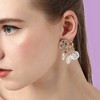 SOHI Women's Black Regal Drop Earrings - 3 of 3