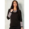 Women's Zip Collar Sweater - Angel Apparel - 3 of 4