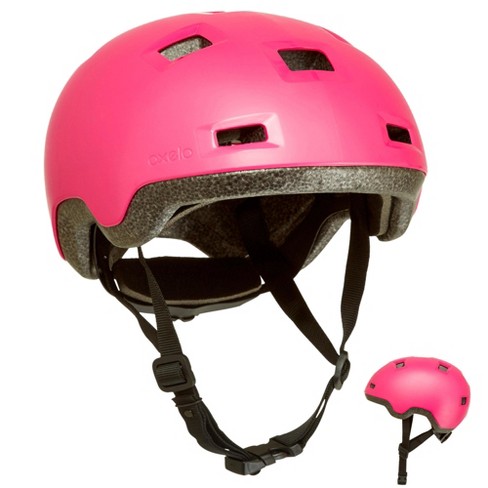 Puur Veroorloven Belegering Decathlon Oxelo B100, Kids Biking And Skating Helmet - One Size, Pink :  Target