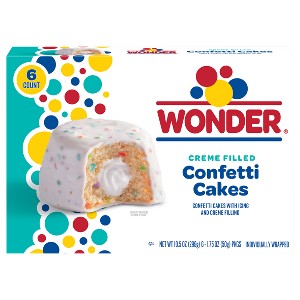 Wonder Cream Filled Confetti Cakes - 10.5oz/6ct - 1 of 4