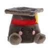 Aurora Mini Scholarly Graduation Cap Palm Pals Adorable Stuffed Animal Black 5" - 2 of 4