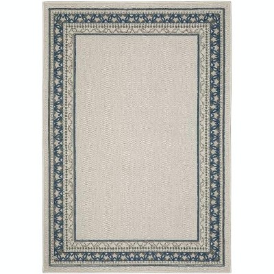 Oriental Weavers Torrey 8020W Light Grey/ Blue Indoor/Outdoor Area Rug - 1'10" x 7'3"
