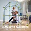 Joyfy Fort Building Kit for Kids, 81 Pcs Creative Construction Toy with Starry Cloth, Kids Tunnel DIY STEM Toy Birthday Gift for Boys Girls Aged 4-12 - 2 of 4