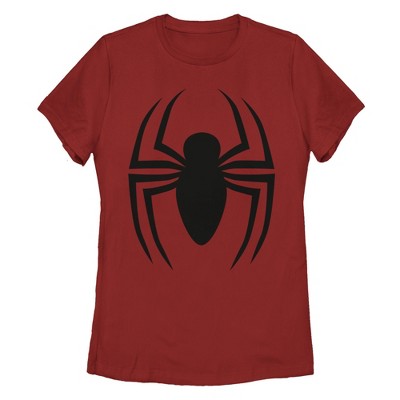 Women's Marvel: Spider-Man: Miles Morales Ultimate Spidey Logo  T-Shirt - Red - 2X Large