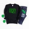 Simply Sage Market Women's Graphic Sweatshirt Lucky Season Checkered - 3 of 3