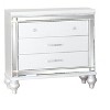 Gulches Maderne Traditional 3 Drawer Wood Nightstand Antique Walnut Finish, English Dovetail Drawers, Fully Assembled - 4 of 4