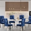 NicBex High-End Plush Velvet Upholstered Tufted Dining Chairs Set of 2 with Stainless Steel Legs,Modern Accent Chairs for Dining Room,Office - 4 of 4