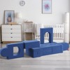 Modular Kids Play Couch, Children Sectional Sofa Imaginative Furniture Play Set, Creative Playroom Furniture, Convertible Foam and Floor Cushion - 2 of 4