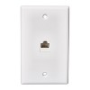RCA TPH562RV CAT-5E/6 RJ45 Wall Plate in White - 2 of 4