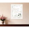 HomeRoots Grace Upon Grace White Framed Print Wall Art - 2 of 3