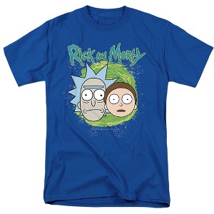 Men's Rick And Morty Floating Heads T-Shirt - 1 of 4