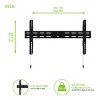 Kanto PF400 Low Profile Wall Mount for 40" - 90" TV - 3 of 4