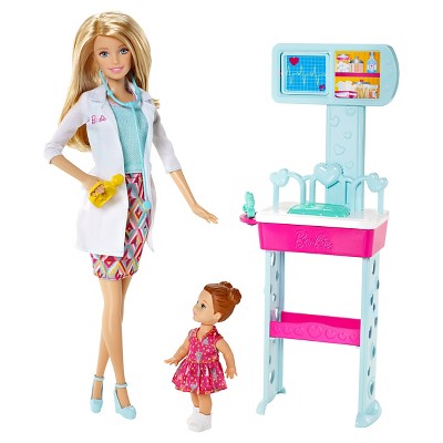 barbie career eye doctor playset