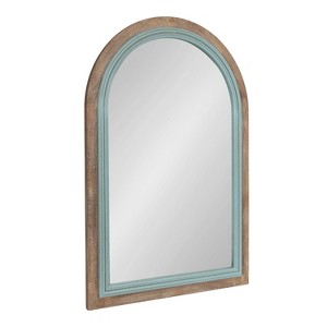 Kate & Laurel All Things Decor 24"x36" Palmer Wood Arch Mirror: Wall Mount, No Assembly Required - 1 of 4