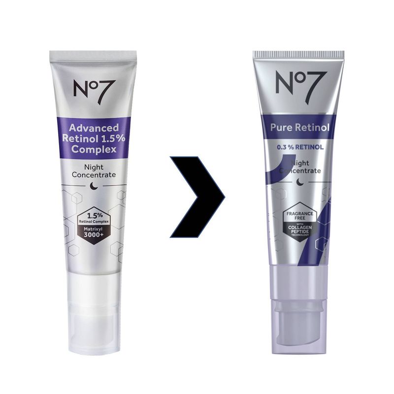 No7 Night Concentrate 0.3% Pure Retinol Facial Treatment - 1 fl oz, 5 of 8