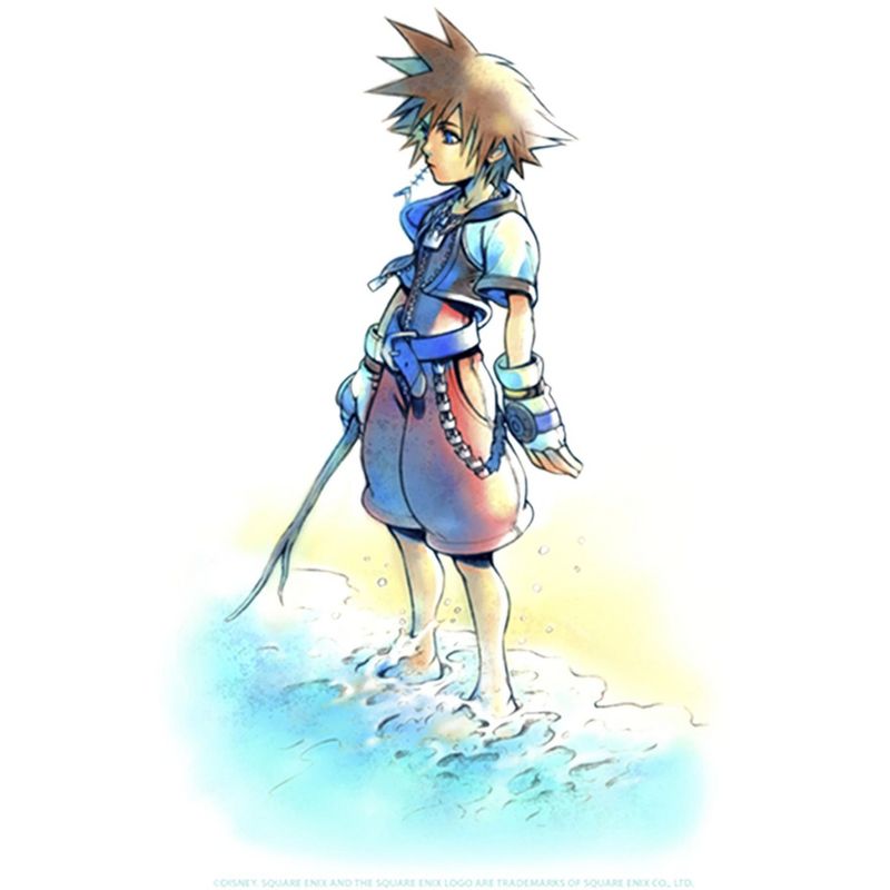 Men's Kingdom Hearts 1 Hero by the Shore Long Sleeve Shirt, 2 of 5