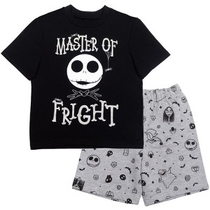 Disney Nightmare Before Christmas Jack Skellington Baby T-Shirt and Shorts Outfit Set Infant to Big Kid - 1 of 4