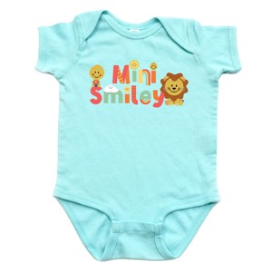 The Juniper Shop Mini Smiley Icons Lion Baby Short Sleeve Bodysuit - 1 of 4