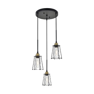 Elegant Lighting Rohan 30-Inch White Chandelier with Orb Design - 1 of 4
