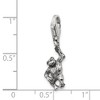 Black Bow Jewelry Sterling Silver Monkey Clip-on Bead Charm - 4 of 4