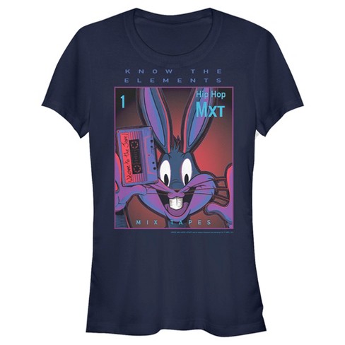 Juniors Womens Space Jam: A New Legacy Bugs Bunny Mix Tapes T