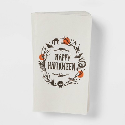 16ct Paper Happy Halloween Disposable Disposable Guest Towels  - Threshold™