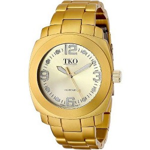 TKO Orlogi Women's Boyfriend Size Gold Aluminum Bracelet Watch - 1 of 2