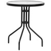 vidaXL 3 Piece Patio Dining Set Black - 2 of 4
