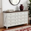 VANIRROR Farmhouse 8 Drawers Dresser for Bedroom, Rustic Wood Chest of Drawers Organizer for Living Room, Hallway, Clothes Storage - 2 of 4