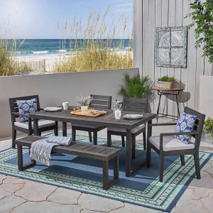 Maggift Outdoor Patio Seating Sets, Unique Design, Ideal for Conversations, Perfect for Gardens and Living Spaces, Gray, 19"*23"*35.5" - 1 of 4