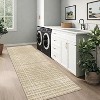 Washable Area Rugs for Living Room Bedroom Modern Geometric Stripes Rug Non Slip Non Shedding Throw Rugs - 3 of 4