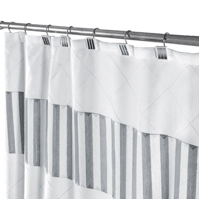 Creative Scents Quilted Mirror Shower Curtain With Liner : Target