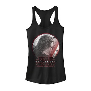 Juniors Womens Star Wars The Last Jedi Kylo Ren Racerback Tank Top - 1 of 4