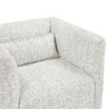 Jacquard Fabric Upholstery Plywood Modern Swivel Chair with Attached Cushions, Lumbar Pillow and 360-Degree Rotation - 4 of 4