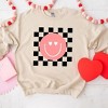 Simply Sage Market S.W.Smiley Valentines Pink Smiley Sweatshirt - 3 of 3