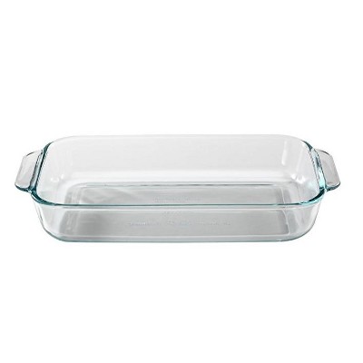 Pyrex, Clear Basics 2 Quart Glass Oblong Baking Dish Rectangular