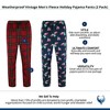 Weatherproof Vintage Men's Fleece Holiday Pajama Pants (2 Pack) - 4 of 4