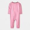 Baby Girls' Have A Nice Daisy Long Sleeve Romper - Cat & Jack™ Purple - 2 of 4