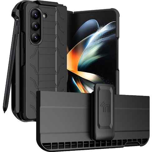 For Samsung Galaxy Z Fold 5 Rugged Case with Metal Cover Stand