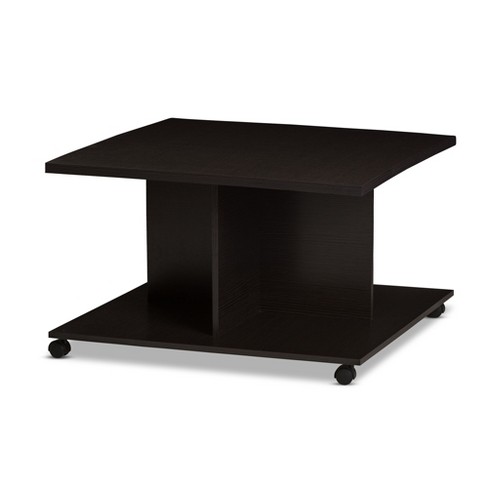 Cladine Modern And Contemporary Finished Coffee Table Dark Brown