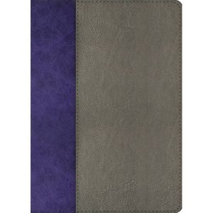 The Jeremiah Study Bible, Nkjv: Gray and Purple Leatherluxe Limited Edition - by  David Jeremiah (Leather Bound) - 1 of 1